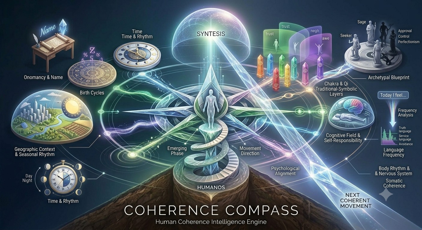 Coherence Compass integrated symbolic architecture