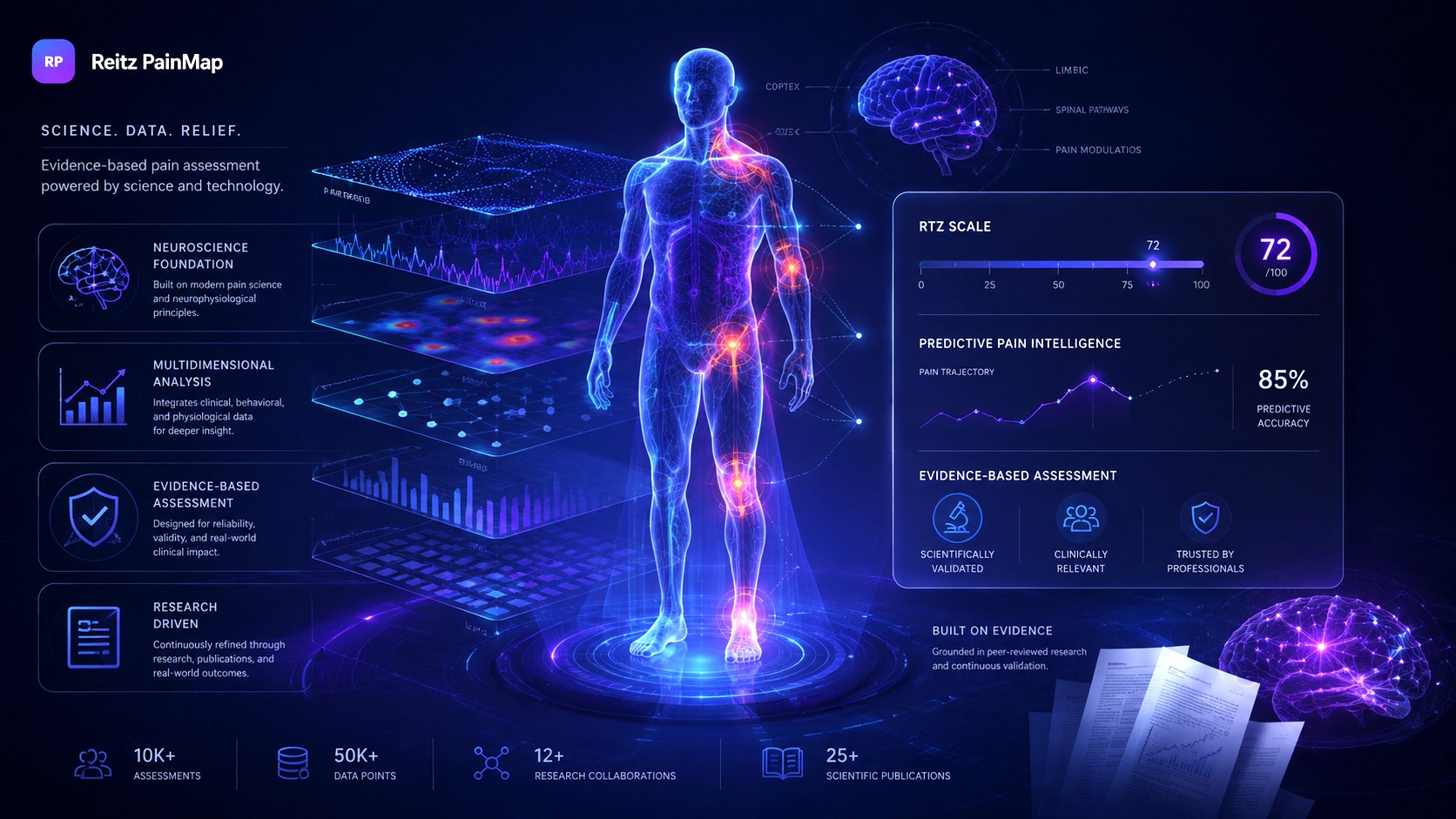 Reitz PainMap science and RTZ scale